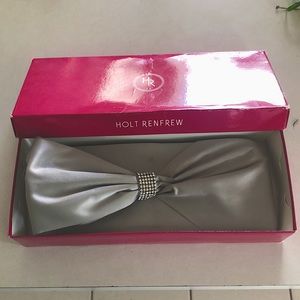 Elisabetta Franchi (Holt Renfrew) Silver clutch